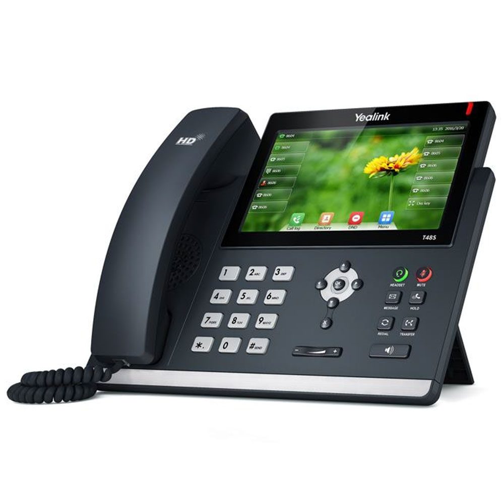 SIP-T48S A Revolutionary SIP Phone with a 7-inch Touch Screen available from CBM Corporate in Perth